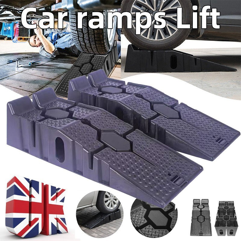 2pcs Heavy Duty Car Lift Lifting Ramps 33cm Extra Wide Universal UK 2026