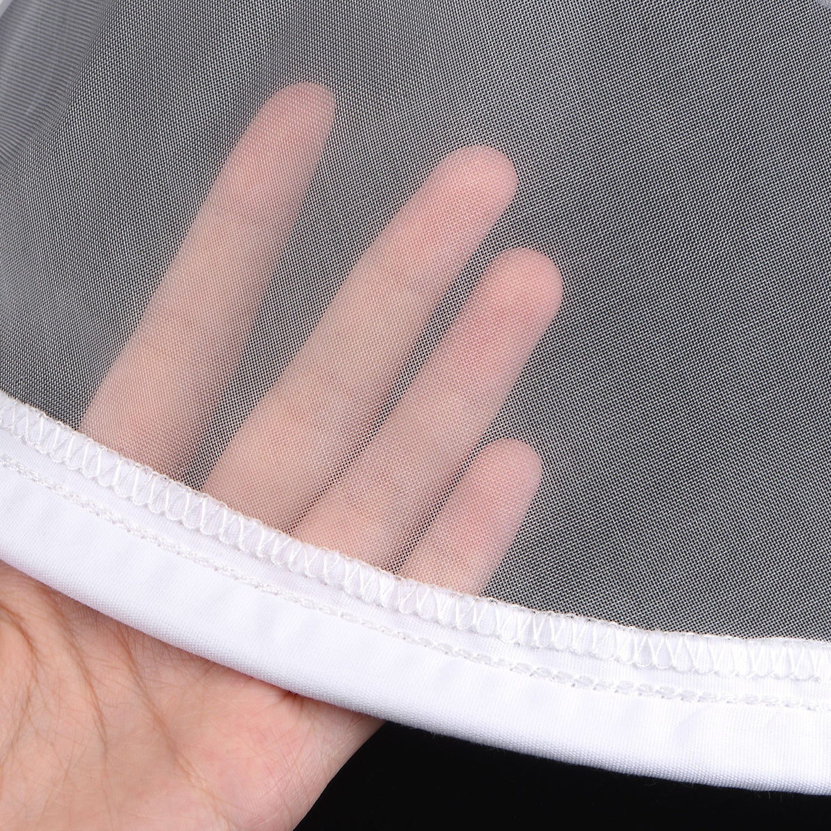 60 Mesh Paint Filter Bag 12.6" Dia Cone Shape Nylon Strainer for Filtering