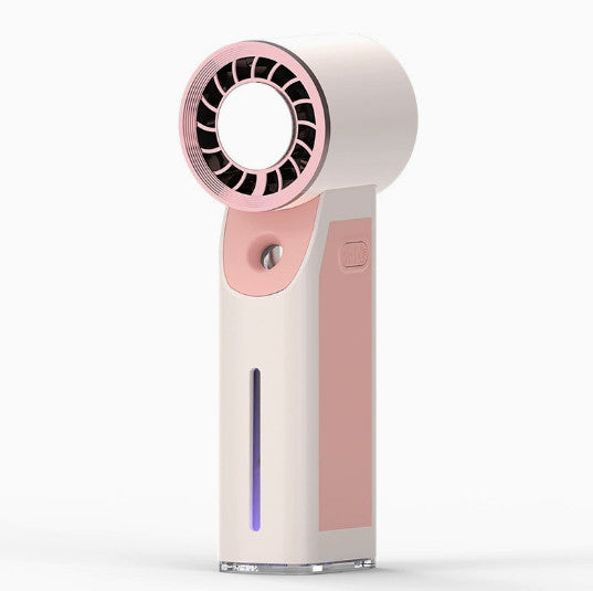 Personal Portable Cooling Fan USB Rechargeable with Ice Pack and Turbo Spray.*