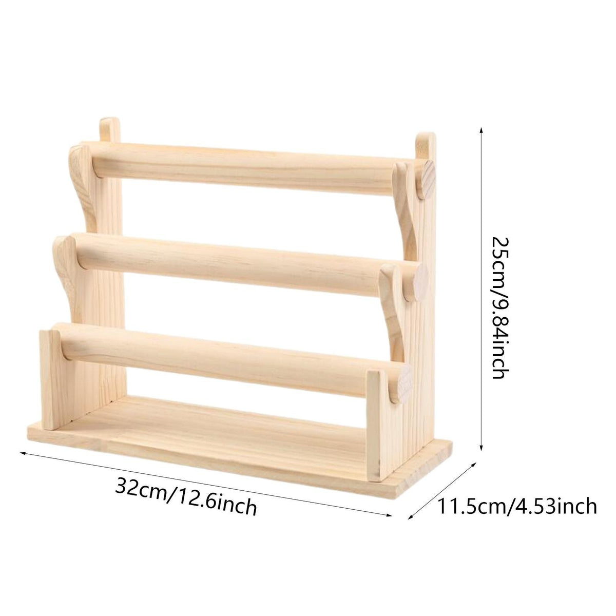 Hair Rope Display Organizer Bracelet Stand Wooden Bracelet Holder Bangles