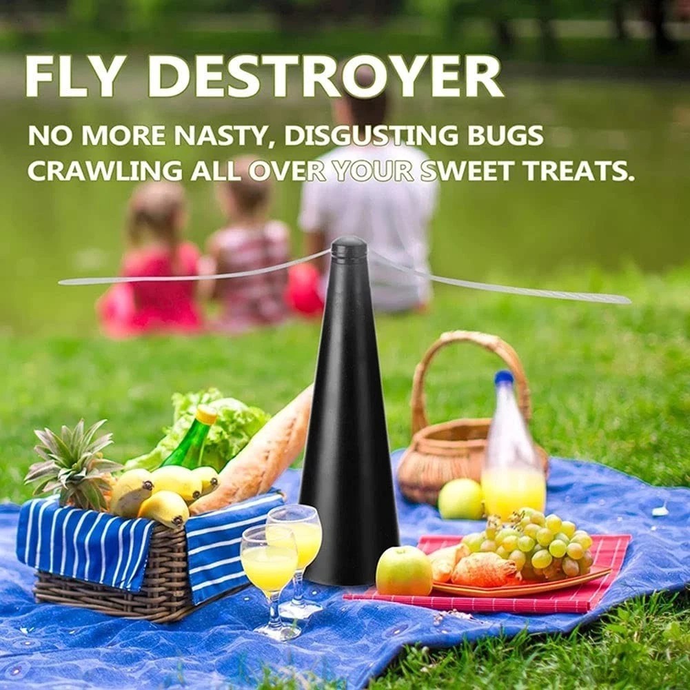 1/2Pack Electric Fly Fan Fly Repellent Fan Portable Keep Flies & Bugs Away Fans