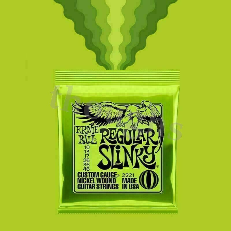 3Pack Ernie Ball Regular Slinky Nickel Wound Electric Guitar Strings 2221 KM1