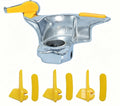 Tire Changer Machine Parts 30mm Steel Mount Demount Duck Head +3 Protective Pads