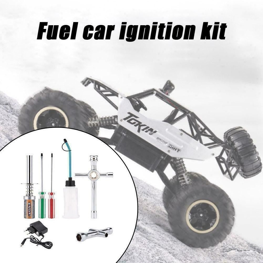 RC Nitro GAS Power Engine Starter Kit Glow Plug Igniter Car