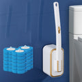 24 Refills Toilet Bowl Cleaning System CleanersDisposable Toilet Brush Set