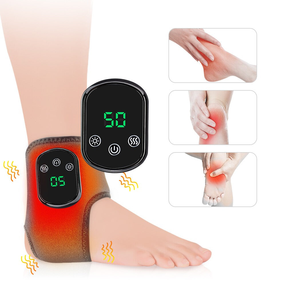 Cordless Foot Ankle Massager 5 Heat 3 Modes for Plantar Fasciitis Pain Relief UK
