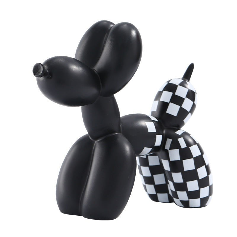 Fluid Balloon Dog Resin Ornaments Creative Living Room Home Artifact Desktop Dec