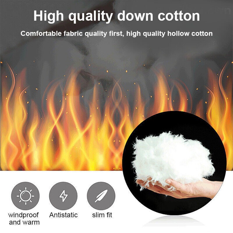 USB Men Electric Heated Vest Jacket 9 Zone Warm Up Heating Pad Cloth Body Warmer