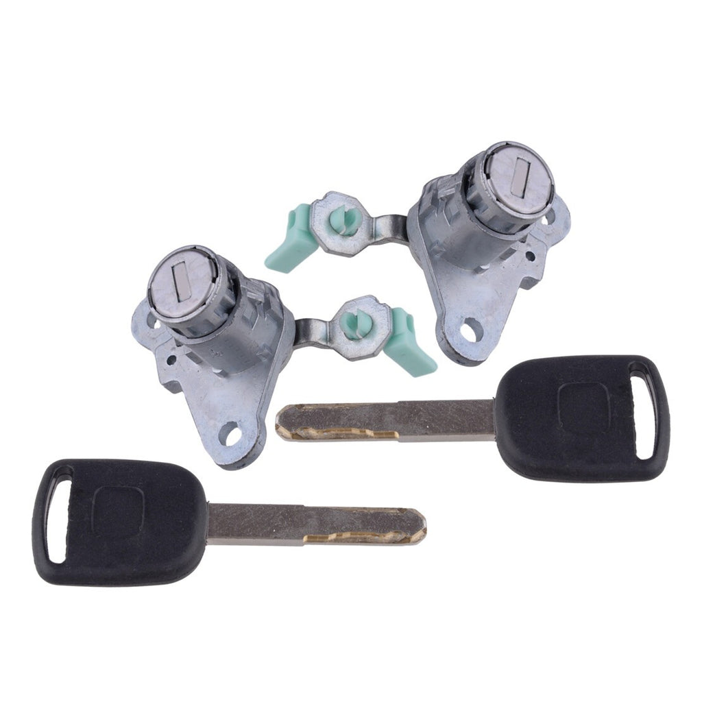 1 Pair Fit for Honda Fit Jazz 2003 to 2008 Door Lock Cylinder Front with 2Keys U