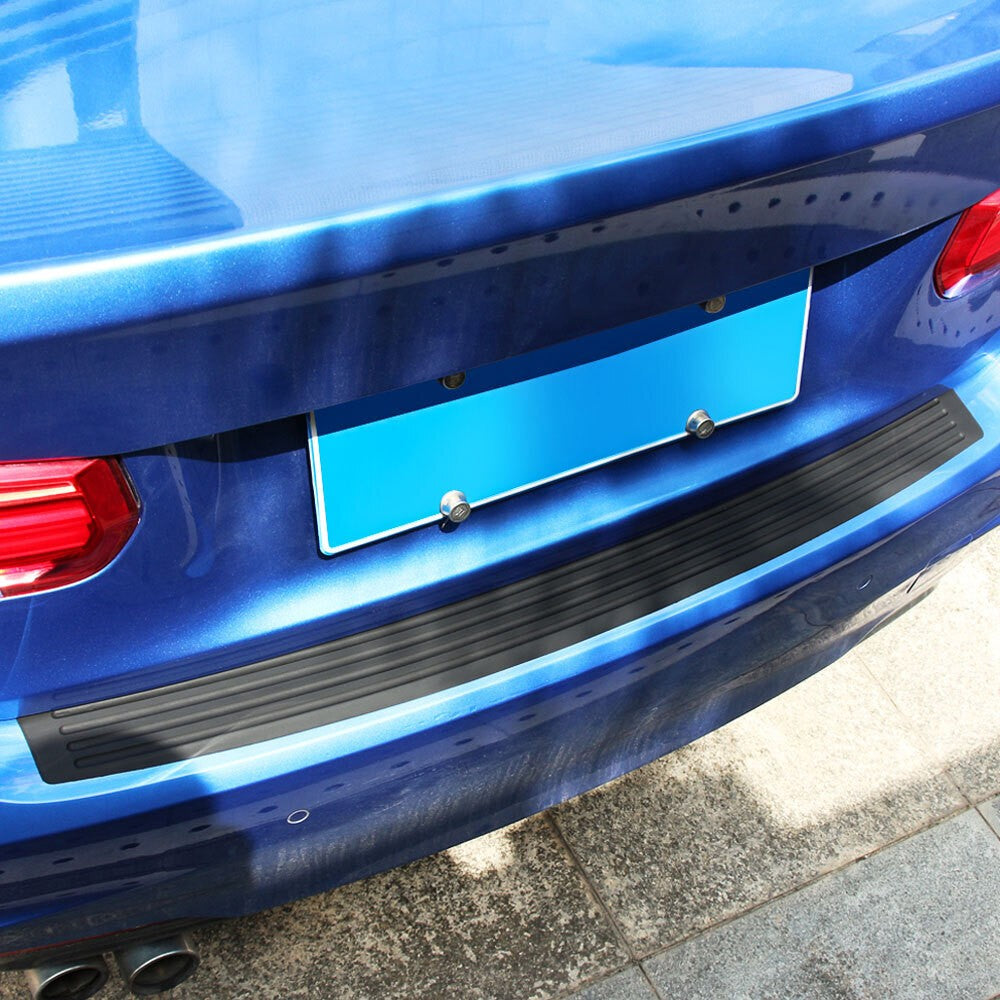 Car Trunk Door Sill Plate Protector Guard Strip Rear Bumper Tape Accessories