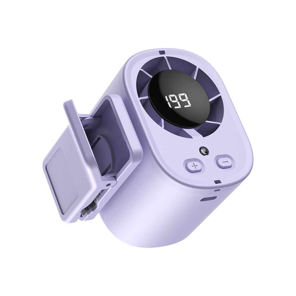 2026 Portable Clip-On Car Cooling Fan 360° Rotation 199 Speeds USB Rechargeable