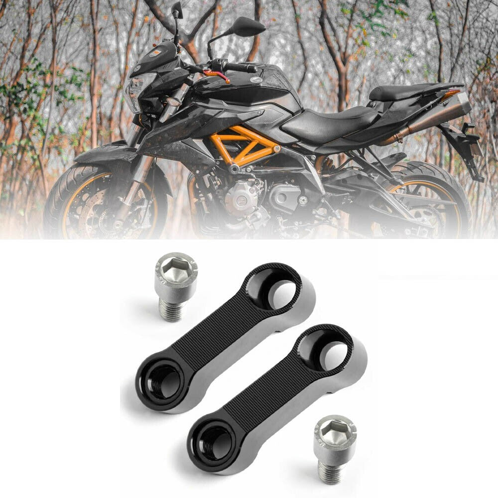 2 PCS 10MM Motorcycle Mirror Riser/Extender Adapter Mounts Motorbike Sets UK