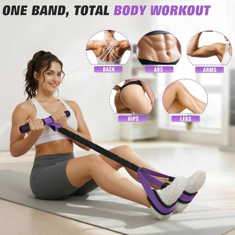 Upgraded Pedal Resistance Band with Handles, Women Foot Pedal Resistance Bands