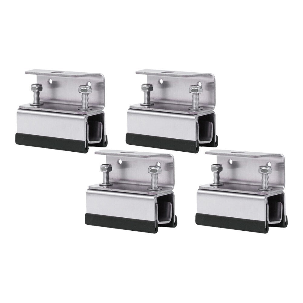 Stainless Steel Van Roof Rack Mount Brackets 4 Pack Easy Installation Kit