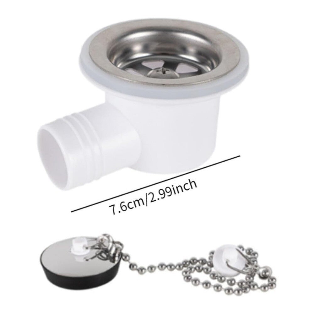 For Dometic Smev Waste Fitting Kits Angled for 20mm 3/4" Hose
