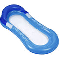Inflatable Lilo Lounger Chair Floating Row Beach Swimming Pool Aid Air Mat Bed