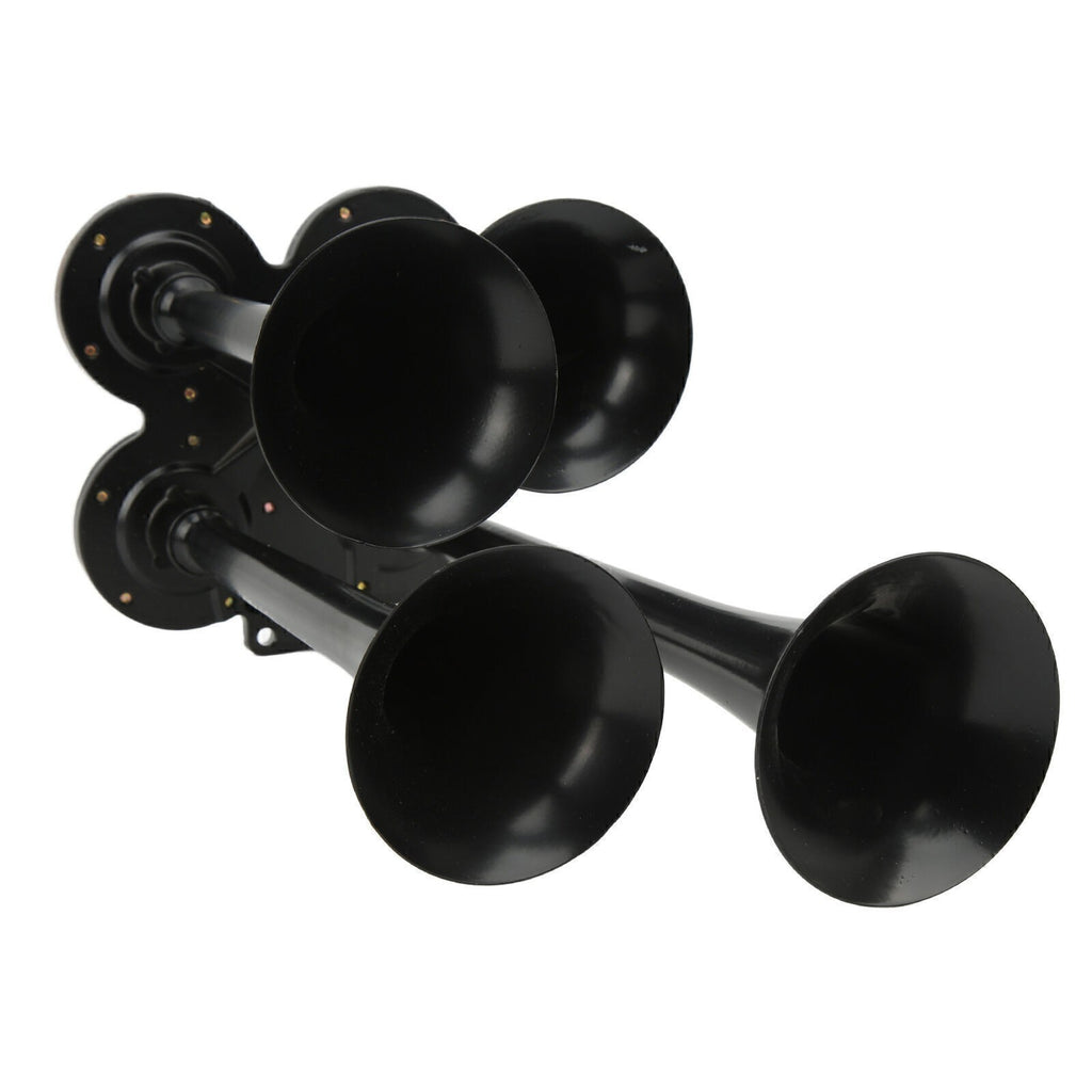 4 Trumpet Train horn kit Truck/UTV/ Impact Drill Train Horn 150DB