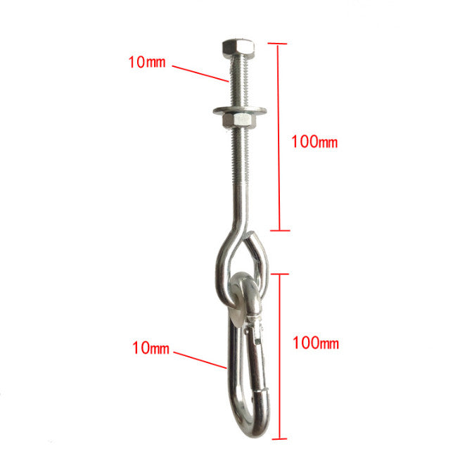 Heavy Duty Swing Hanger Swingset Hook Hardware Playset Safety Snap Hook