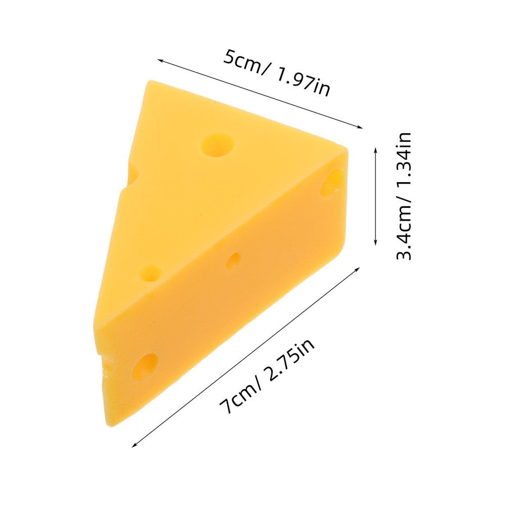 Simulation Cheese Model Fake Cheese Decor Artificial Cheese Ornament