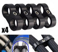 4 x AN6 6AN AN -6 Nylon Braided Stainless Fuel Oil Line Hose Separator Clamp