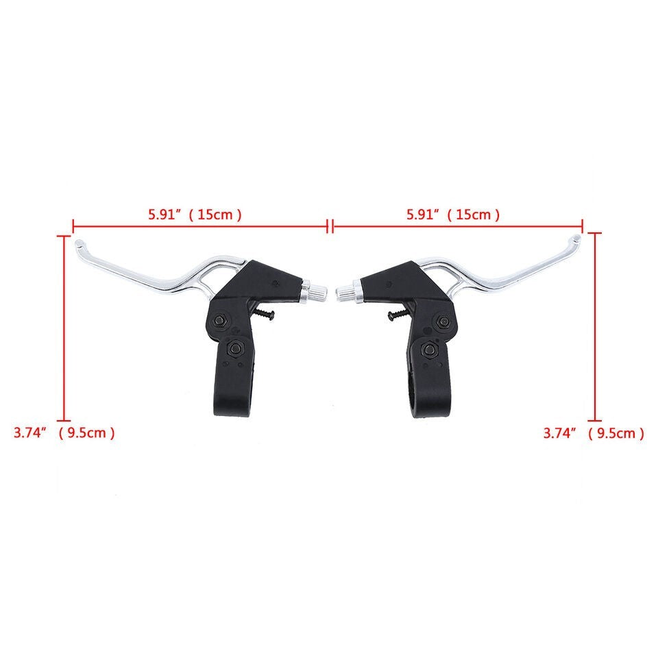 6PCS V Brake Complete Sets Front Rear Lever kit BMX MTB Bike Bicycle Brake Sets