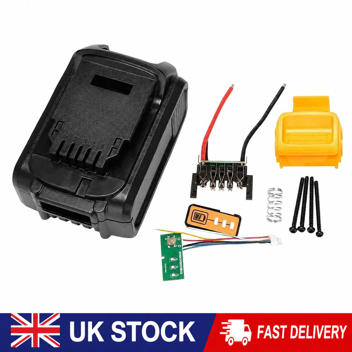 For Dewalt 18V 20V Battery Replacement Plastic Case 3.0Ah 4.0Ah DCB201,DCB20L8N3