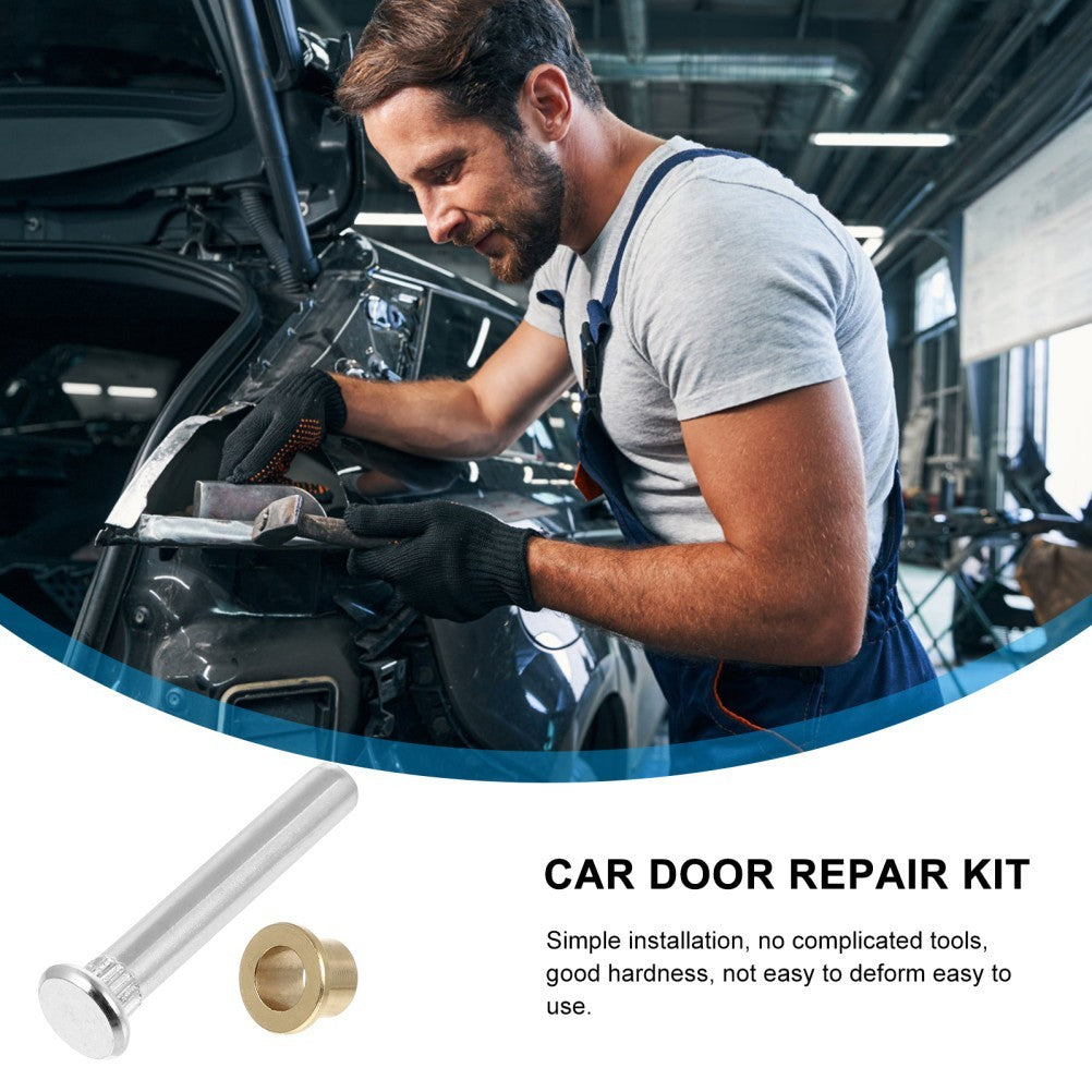 4pcs Car Door Hinge Pin Repair Kit Auto Door Hinge Replacement Set
