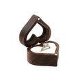 Shape Gifts Case Wooden Display Box Storage Holder Ring Storage Box Jewelry Box