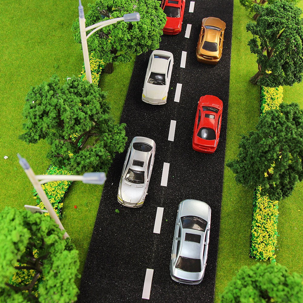 20pcs OO Gauge Model Car Vehicles Plastic 1:75 Building Train Scenery C75