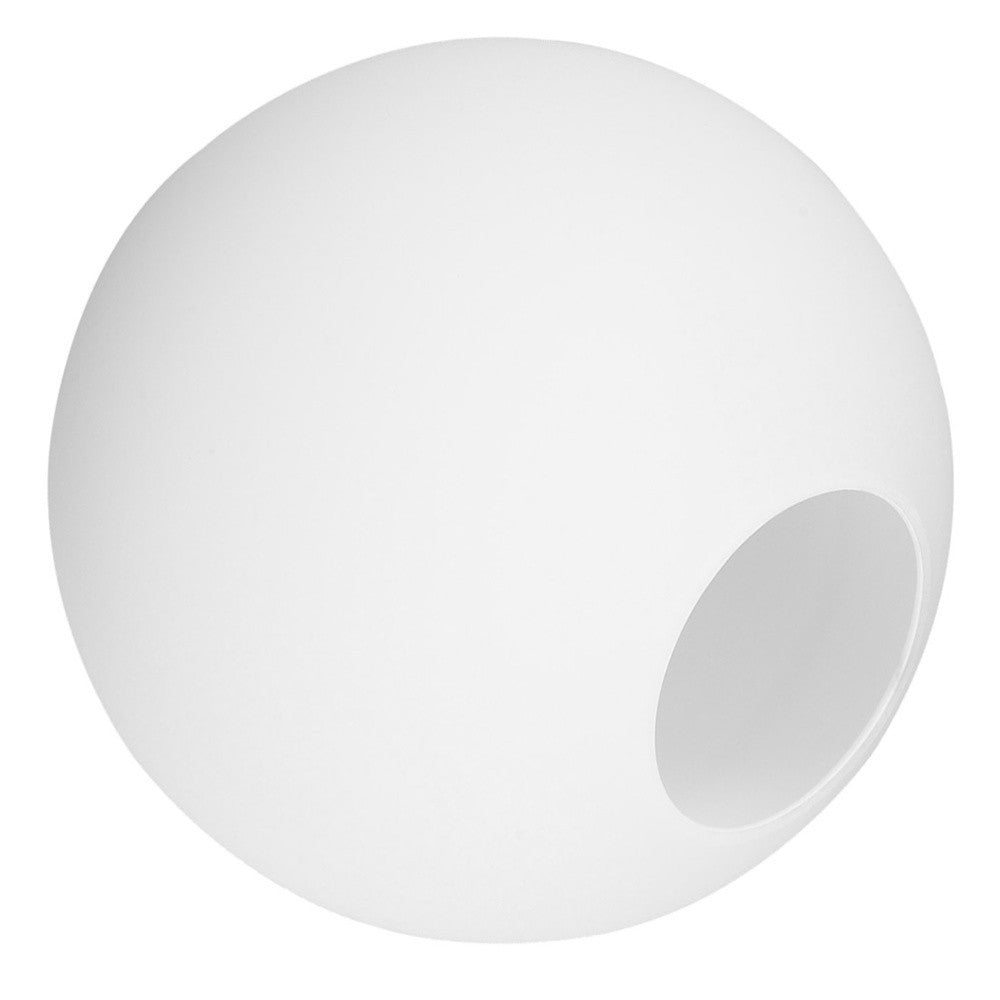 Frosted Globe Glass Lampshade For Light White Round Ball Replacement Shade For