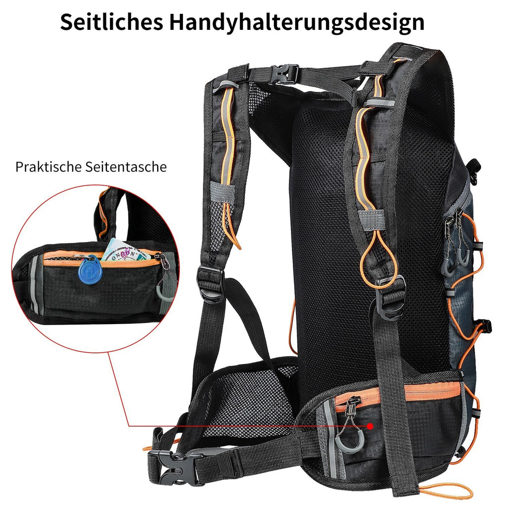 WEST BIKING Waterproof Folding Backpack Cycling Hiking Sports Bicycle Bag 10L