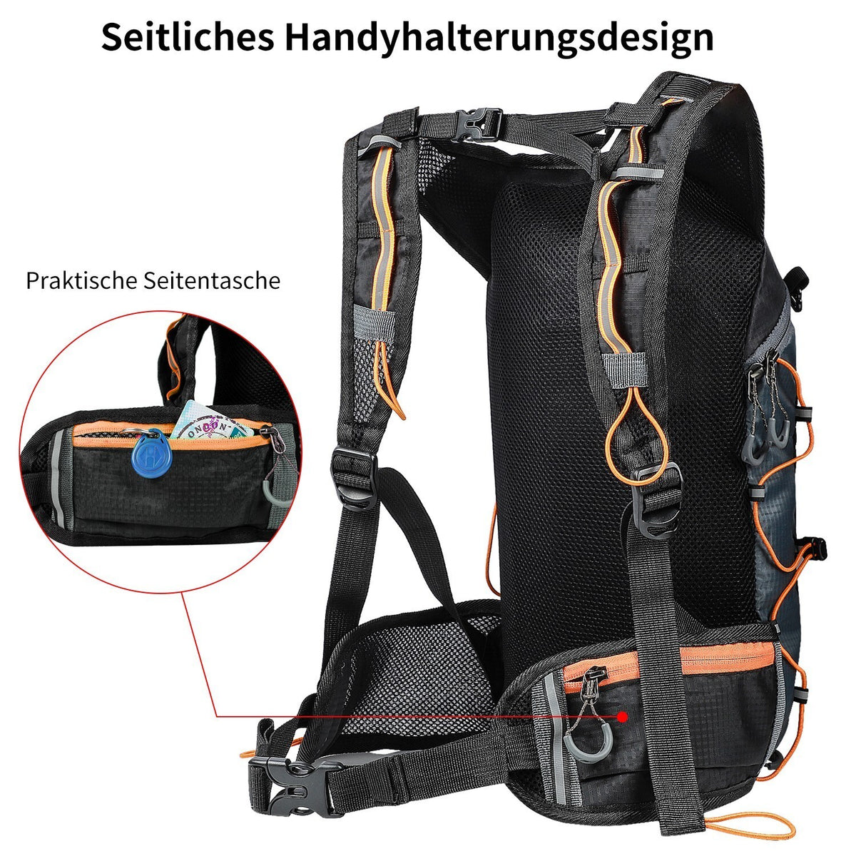 WEST BIKING Waterproof Folding Backpack Cycling Hiking Sports Bicycle Bag 10L