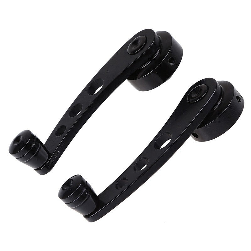Pair Black Car Truck Window/Door/Winder Riser Crank Handle Riser Alloy Universal