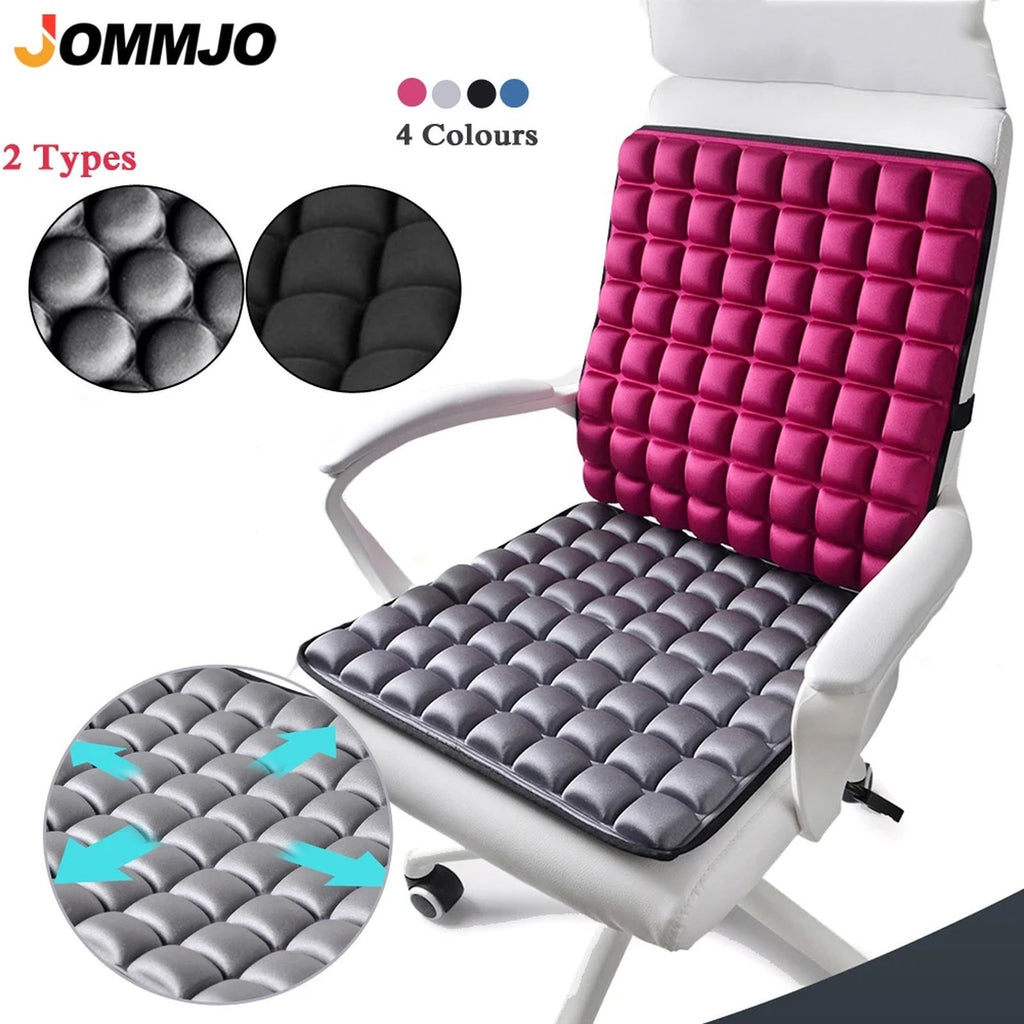 3D Air Cushion Seat Pad Office Chair Car Seat Sciatica Tailbone Pain Relief