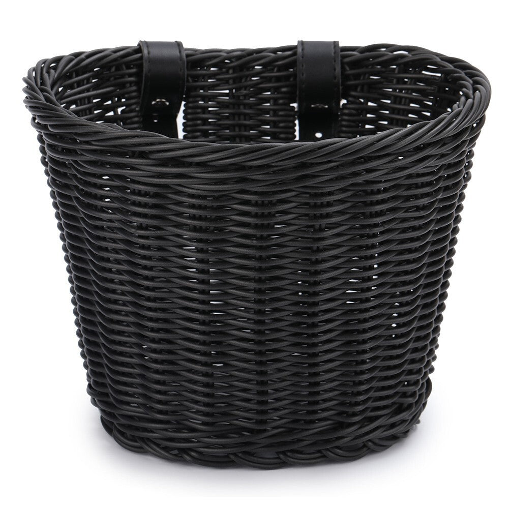 Rattan Bicycle Front Basket Handwoven Kids Adult Bike Handlebar Carrier Bags UK
