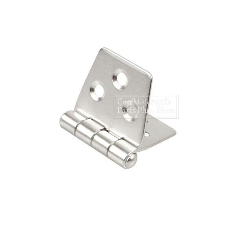 2 x Door Hinge 76 x 38mm, 6 Hole Stainless Steel Horsebox Yacht Boat Marine