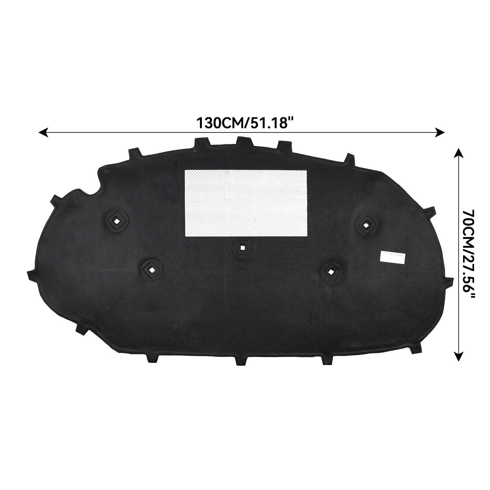 Thermal Insulation Mat Sound Proof Heat Shield For Volkswagen Golf6 Hood Cover