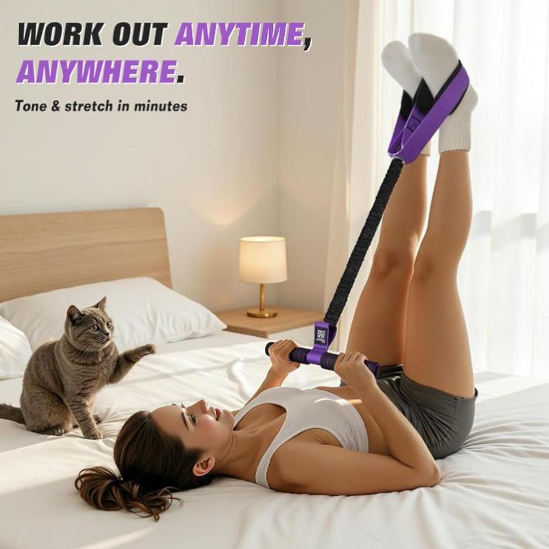 Upgraded Pedal Resistance Band with Handles, Women Foot Pedal Resistance Bands