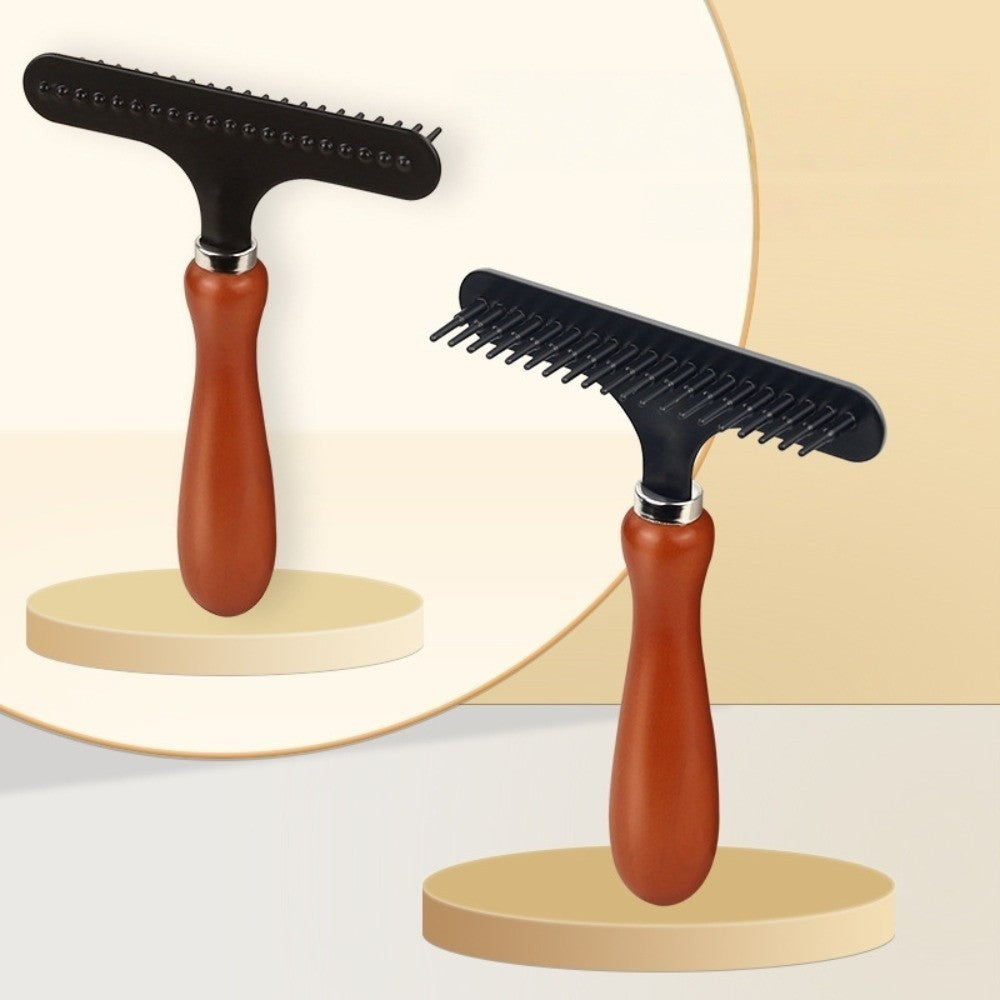 Stainless Steel Dog Grooming Tool Cleaning Carpet Rake  All Coat Types