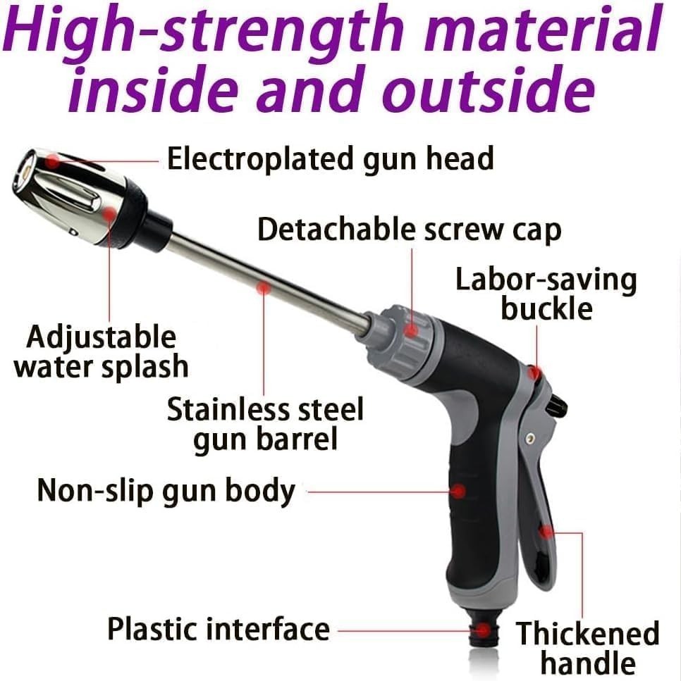 NEW Car Garden High Pressure Washer Jet Water Wash Cleaner Gun UK