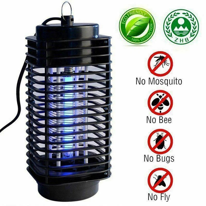 2X Electric Fly Bug Mosquito Zapper Insect UV Lamp Indoor Trap Pest Catcher