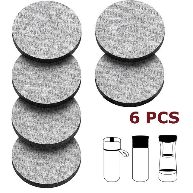 6 PCS Water Filter Discs Compatible with Brita Fill & Go Bottles Reduce Chlorine