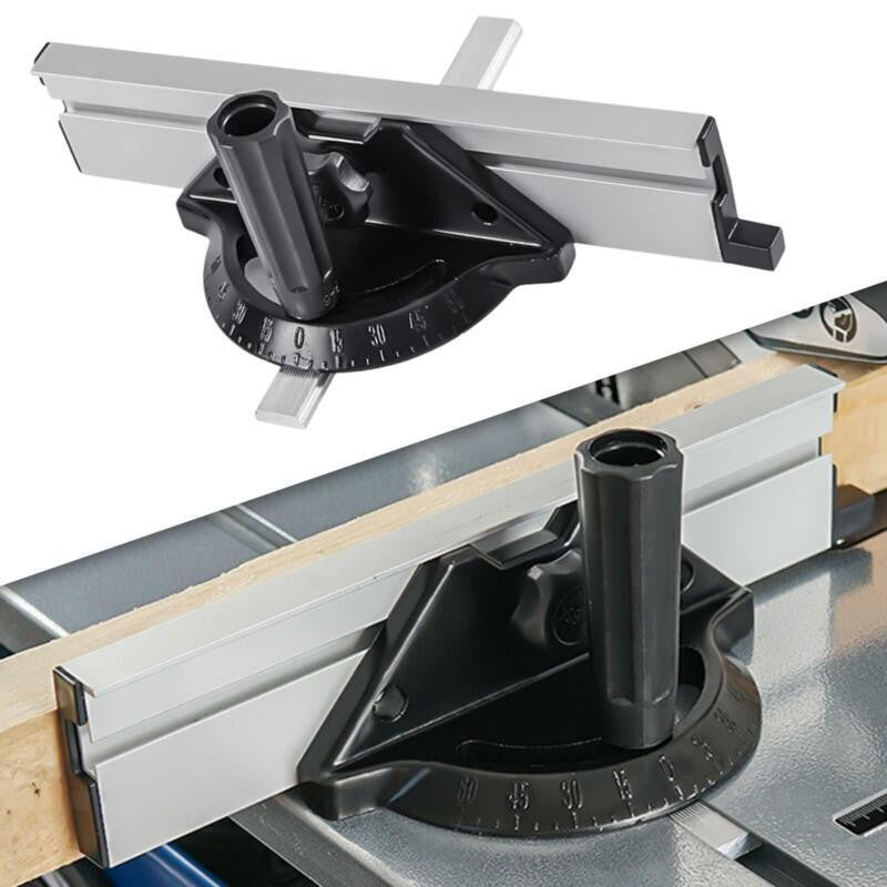 Miter Gauge Precision Table Saw Push Rule Aluminum Fence Accessories