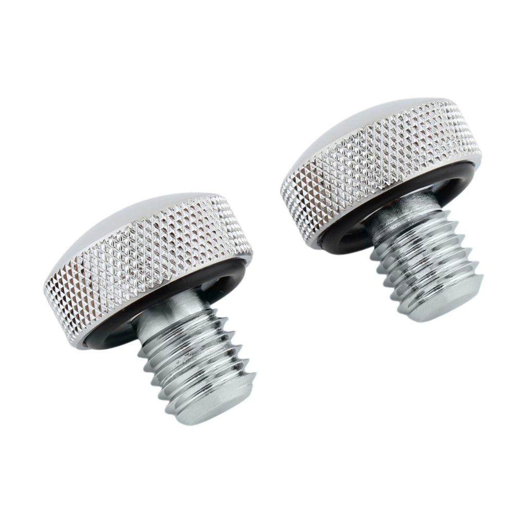 For Harley Davidson Softail 1984-2007 Seat Bolt Kit Chrome Rear Mounting Screws