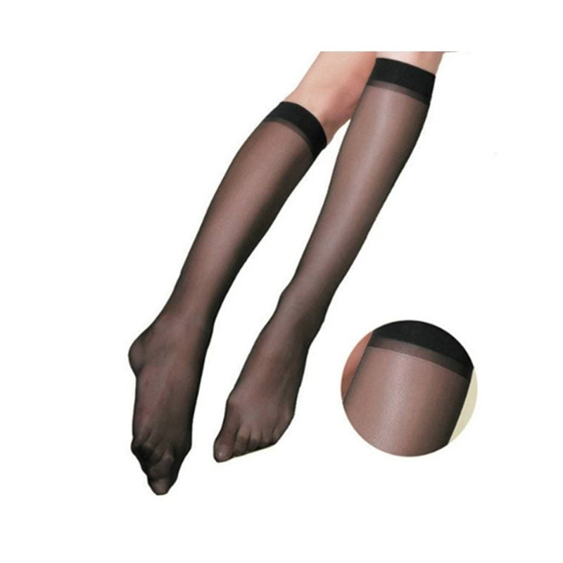Hod Health & Home 5 Pairs Lady's Sheer Knee High Stockings silk Stockings
