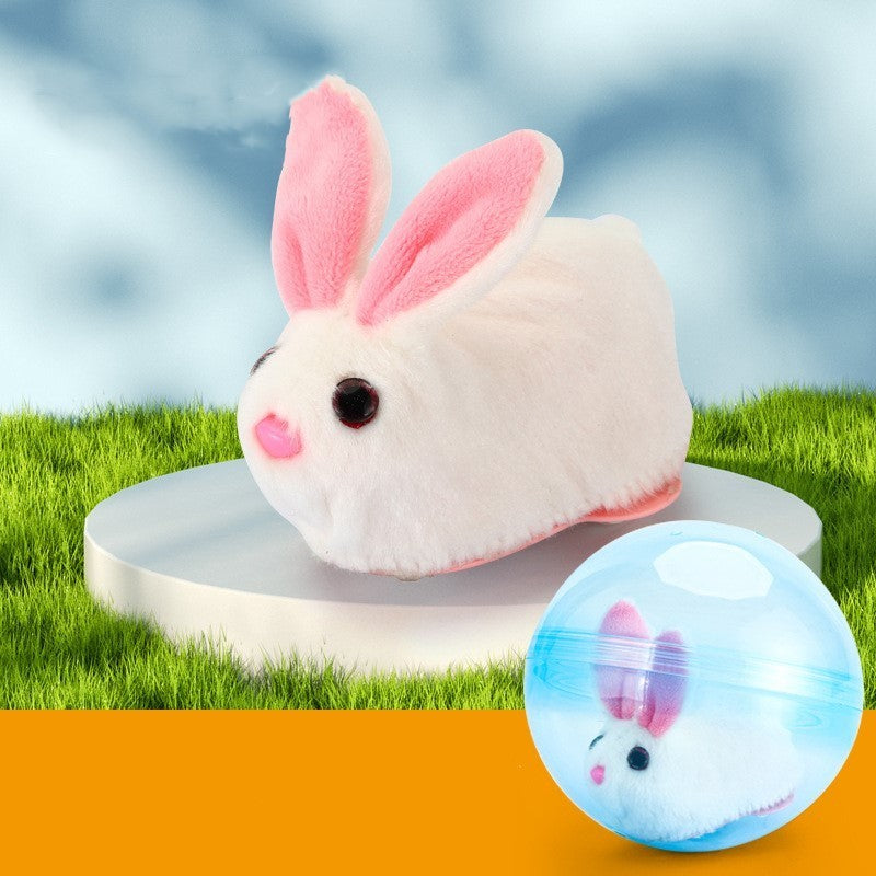 Electric Hamster – ABS | Rolling Ball | Plush Hamster | Interactive Pet Toy
