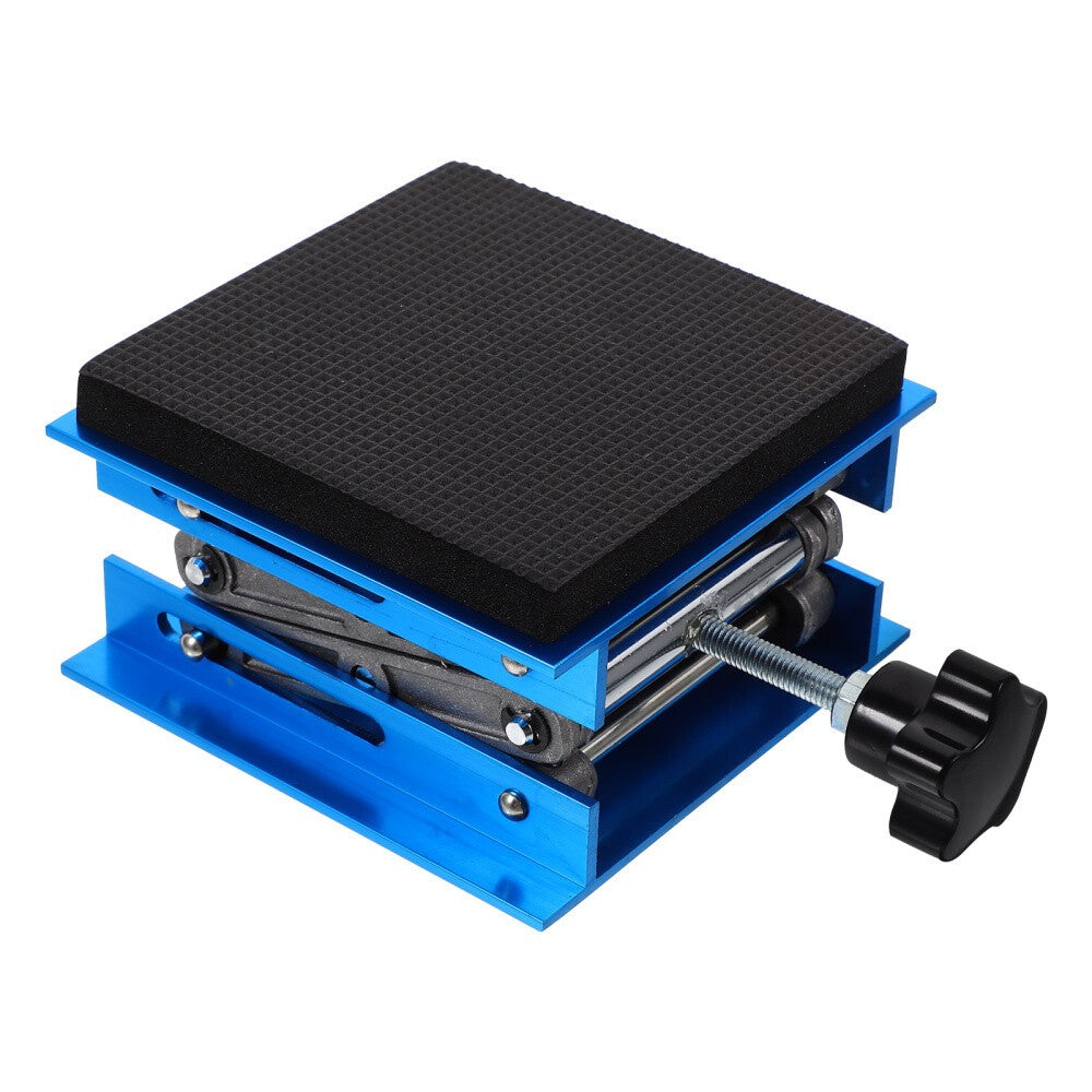 Lifting Table Aluminum Bracket Lab Jack Hand Held Height Adjustable