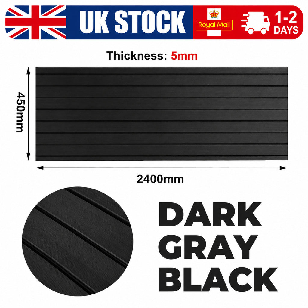 EVA Foam Marine Boat Sheet Flooring Mat Yacht Carpet Decking 240x45cmX5mm