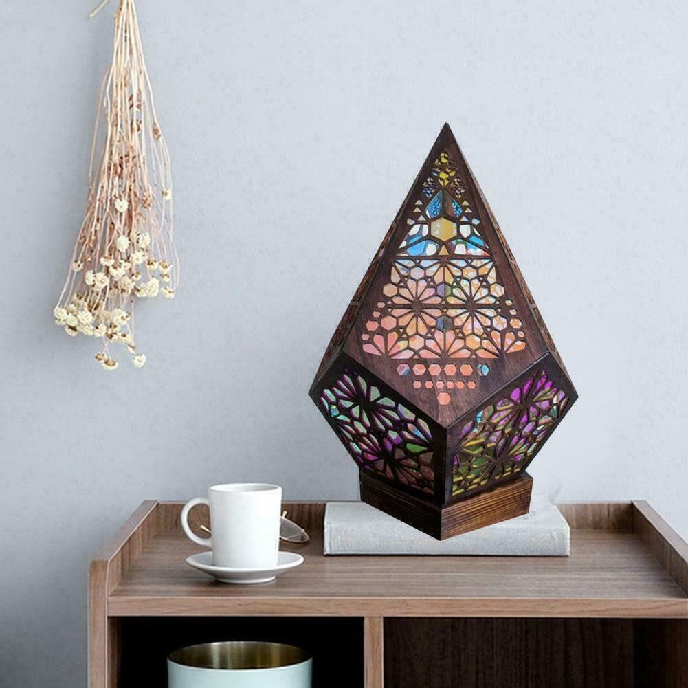 Moroccan Mosaic  Bohemian Colorful Table Bedside Lamp Light Lamp