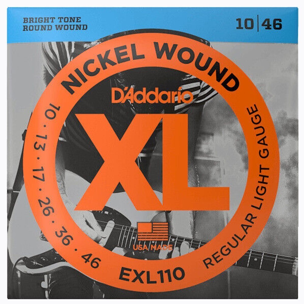 3Packs D'Addario EXL110 10-46 Gauge Regular Light Electric Guitar String Set NN4